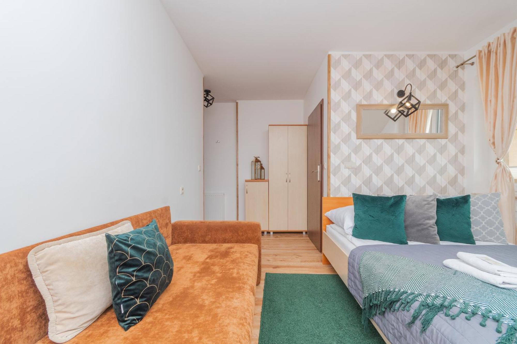 Bed and Breakfast Monika II Krynica Morska Pokoj fotografie
