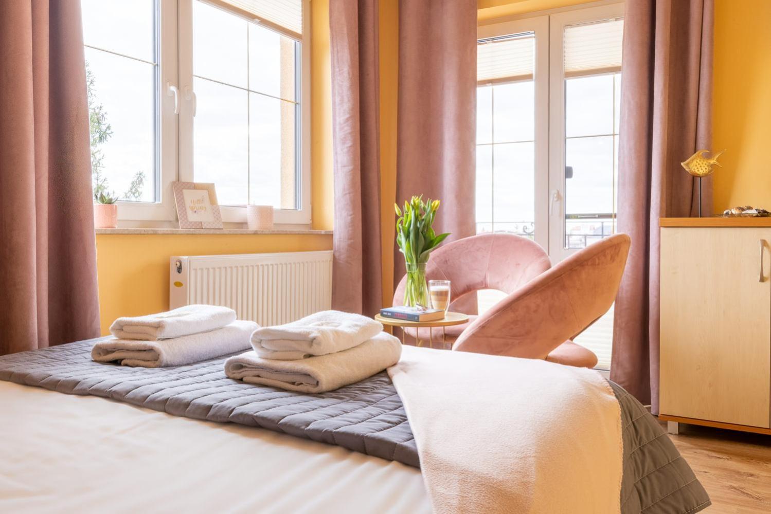 Bed and Breakfast Monika II Krynica Morska Pokoj fotografie